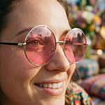 Hippie Solbriller Rosa