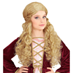 Middelalder Prinsesse Barneparykk
