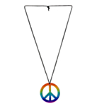 Rainbow Peace Halskjede