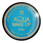 Aqua Sminke Lyseblå