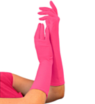 Lange Hansker Neonrosa