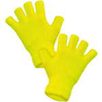 Fingerløse Hansker Neongul