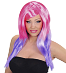 Candyfloss Ombre Parykk Rosa og Lilla