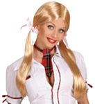 Skolepike Parykk Blond