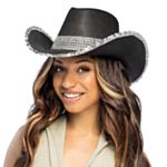 Glitter Cowboy Svart