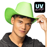 UV Cowboyhatt Grønn