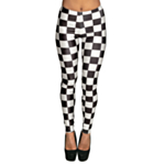 Racing Leggings Svart Hvit