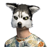 Husky Halvmaske