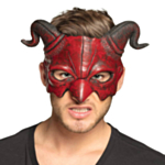 Demon Halvmaske Rød
