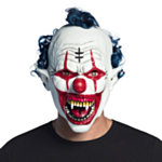 Vampyr Klovnmaske med Hår