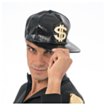 Dollar Rapper Caps Svart