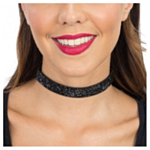 Glitter Choker Svart