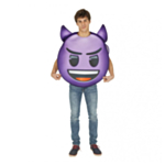 Emoji® Djevel Kostyme Lilla