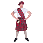 Highlander Kostyme Rød