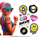 Acid Rave Falske Tatoveringer