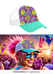 Psykedelisk Smiley Kasket