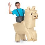 Minecraft® Lama Ride-On Oppblåsbart Barnekostyme