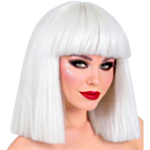 Showgirl Hvit Parykk