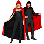 Vendbar vampyrkappe med hette