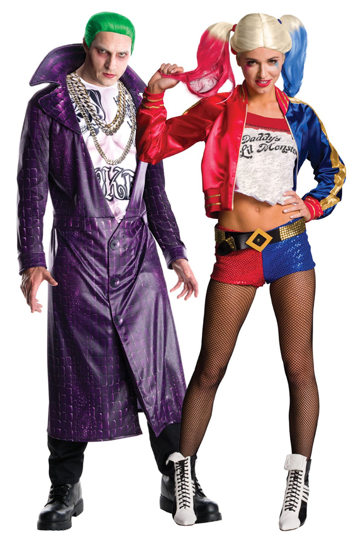 kjop harley quinn the joker par kostume for kun 1378 kr lynrask levering kostymer no