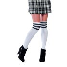 Cheerleader Knestrømper Hvit
