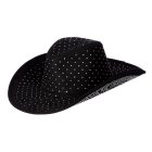 Rhinsten Cowboyhatt Svart