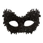 Blonde Maskerade Øyemaske Svart