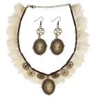Steampunk Choker & Øredobber