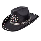 Diamant Cowboyhatt Svart