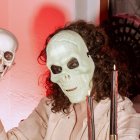Selvlysende Hodeskalle Maske