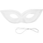 Masquerade Maske Hvit