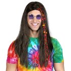Hippieparykk med Fletter