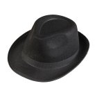 Fedora Gangsterhatt Svart