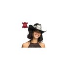 Hatt Cowboy Krystall Svart
