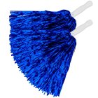 Metalliske Cheerleader Pom Poms Blå