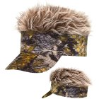 Camouflage Kasket Med Hår