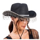 Rhinsten Cowboyhatt Svart