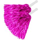 Metalliske Cheerleader Pom Poms Rosa