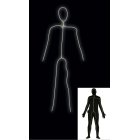 Selvlysende Stick Man