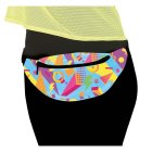 80-talls Neonprint Belteveske Lyseblå