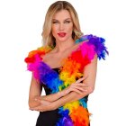 Fjærboa Pride Regnbue 80 g