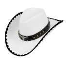 Texas Cowboyhatt Hvit