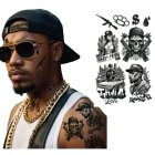 Gangsta Biker Engangstatoveringer