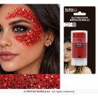 Rød glitter sminkestift