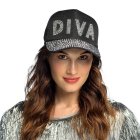 Diva Diamant Caps Svart