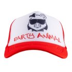 Party Animal Gris Caps Rød