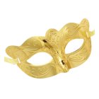 Metallisk øyemaske gull