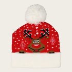 Reinsdyr Julelue med LED Rød