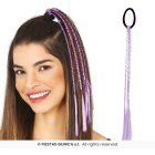 Flettede Hår Extensions Lilla