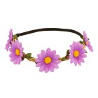 Blomster Hårbånd Lilla